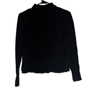 Philosophy Black Mock Neck Sweater Women’s Size Small